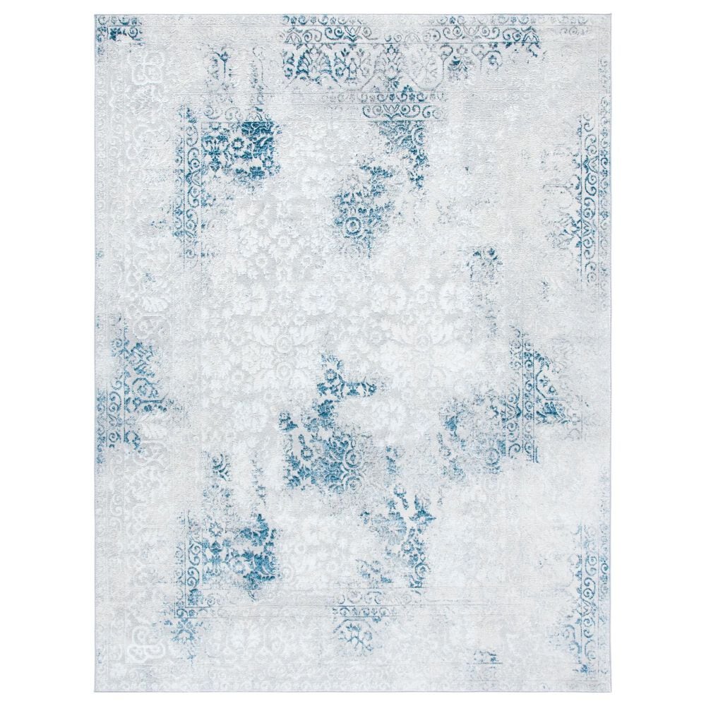 Safavieh Orchard Oriental 9" x 12" Grey and Blue Area Rug, , large