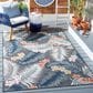 Safavieh Cabana CBN451H 4" x 6" Black and Rust Indoor/Outdoor Area Performance Rug, , large