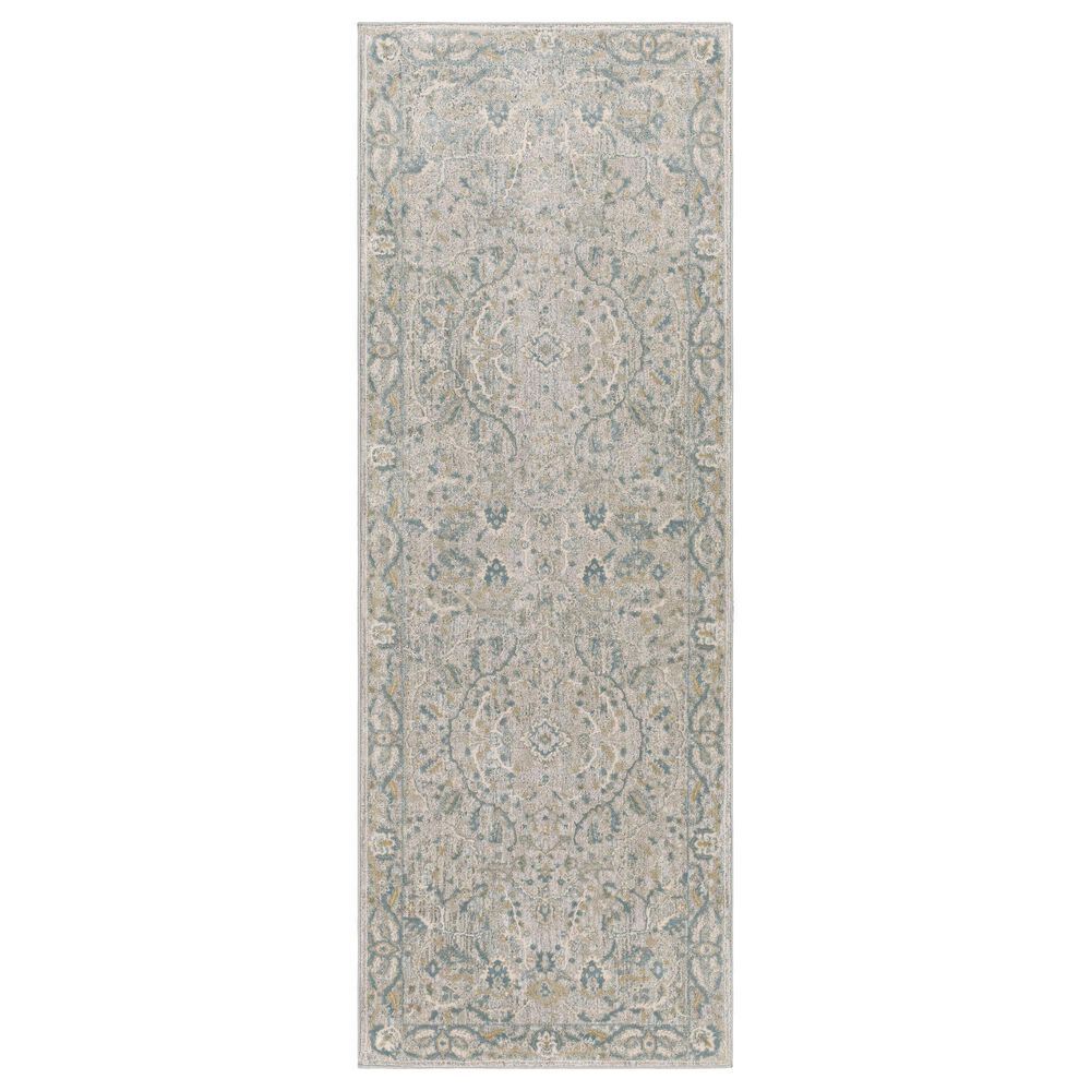 Surya Brunswick 2"7" x 7"3" Beige, Sage and Blue Runner, , large