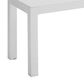 Linon Home Decor Holland Outdoor Bench in White, , large