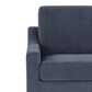 Lifestyle Solutions Harper Twin Convertible Sleeper Loveseat in Navy, , large