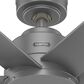 Hunter Kennicott 52" Outdoor Ceiling Fan in Matte Silver, , large
