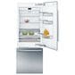 Bosch 16 Cu. Ft. Built-in Bottom Freezer Refrigerator in Stainless Steel, , large