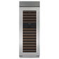 Sub Zero 30" Classic Custom Frame Left Hinge Wine Storage with Pro Handle in Stainless Steel, , large