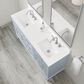 37B Fenwick 60" Double Bathroom Vanity in Soft Blue with Glossy White Composite Stone Top and Backsplash, , large