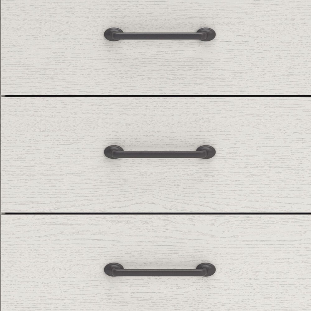Ashley Linnocreek Dresser and Mirror in White and Warm Brown, , large