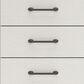 Ashley Linnocreek Dresser and Mirror in White and Warm Brown, , large