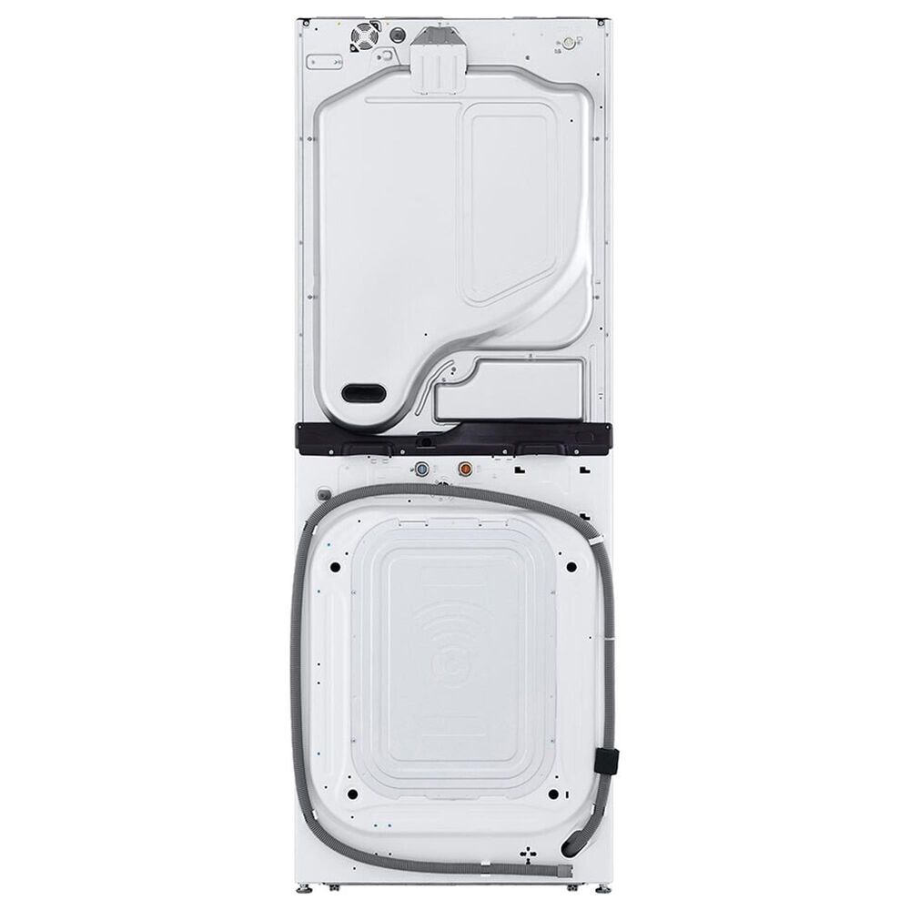 LG Single Unit Front Load LG WashTower with Center Control 4.5 Cu. Ft. Washer and 7.4 Cu. Ft. Gas Dryer in White, , large