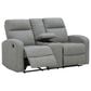 Ashley Gauntlet Manual Reclining Loveseat in Sterling, , large