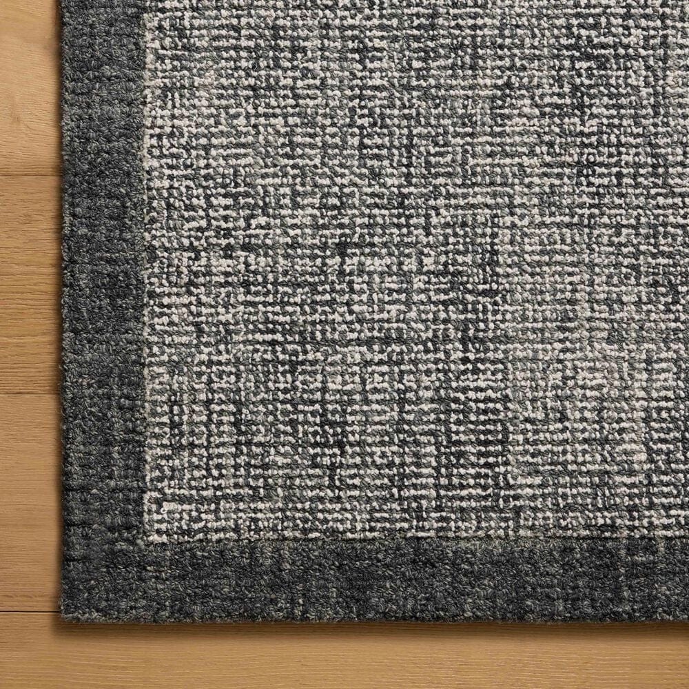 Magnolia Home Henley Ivory and Charcoal 3&#39;6&quot; x 5&#39;6&quot; Area Rug, , large