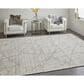 Feizy Whitton 4" x 6" Ivory and Charcoal Area Rug, , large