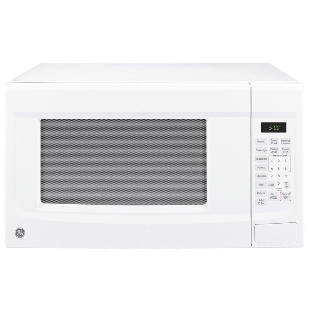 GE Appliances 1.4 Cu. Ft. Countertop Microwave Oven with 1100 Watts in White, , large