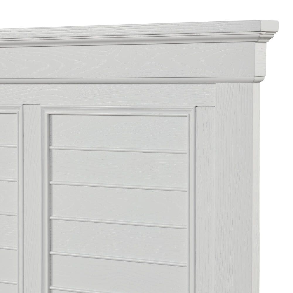 New Heritage Jamestown King Bed in White Brushed, , large