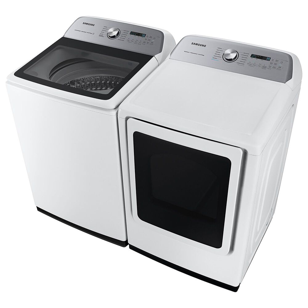 Samsung 7.4 Cu. Ft. Smart Gas Dryer with Steam Sanitize+ in White, , large