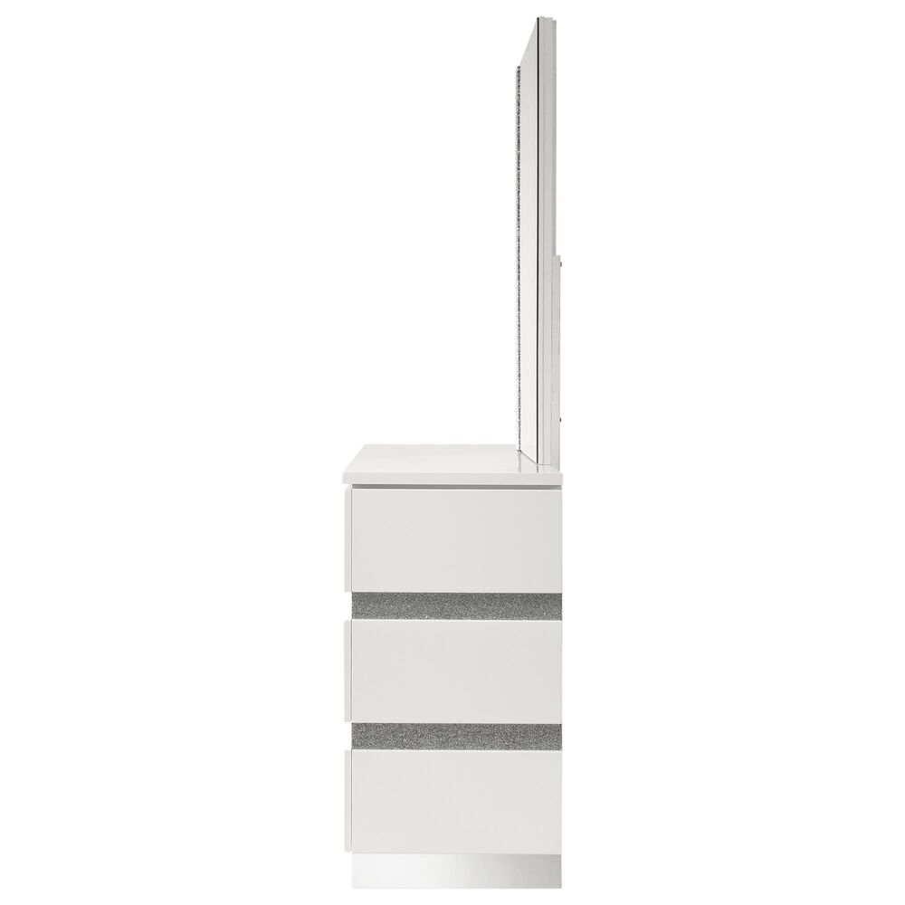 New Heritage Design Paradox Dresser Mirror in White Gloss, , large