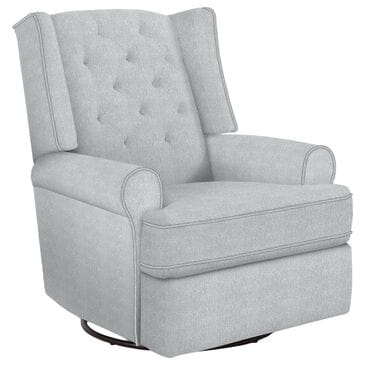 Best Home Furnishings Kendra Swivel Glider Recliner in Dove, , large