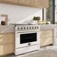 Forno Paolo 36" Freestanding Electric Range in White, , large