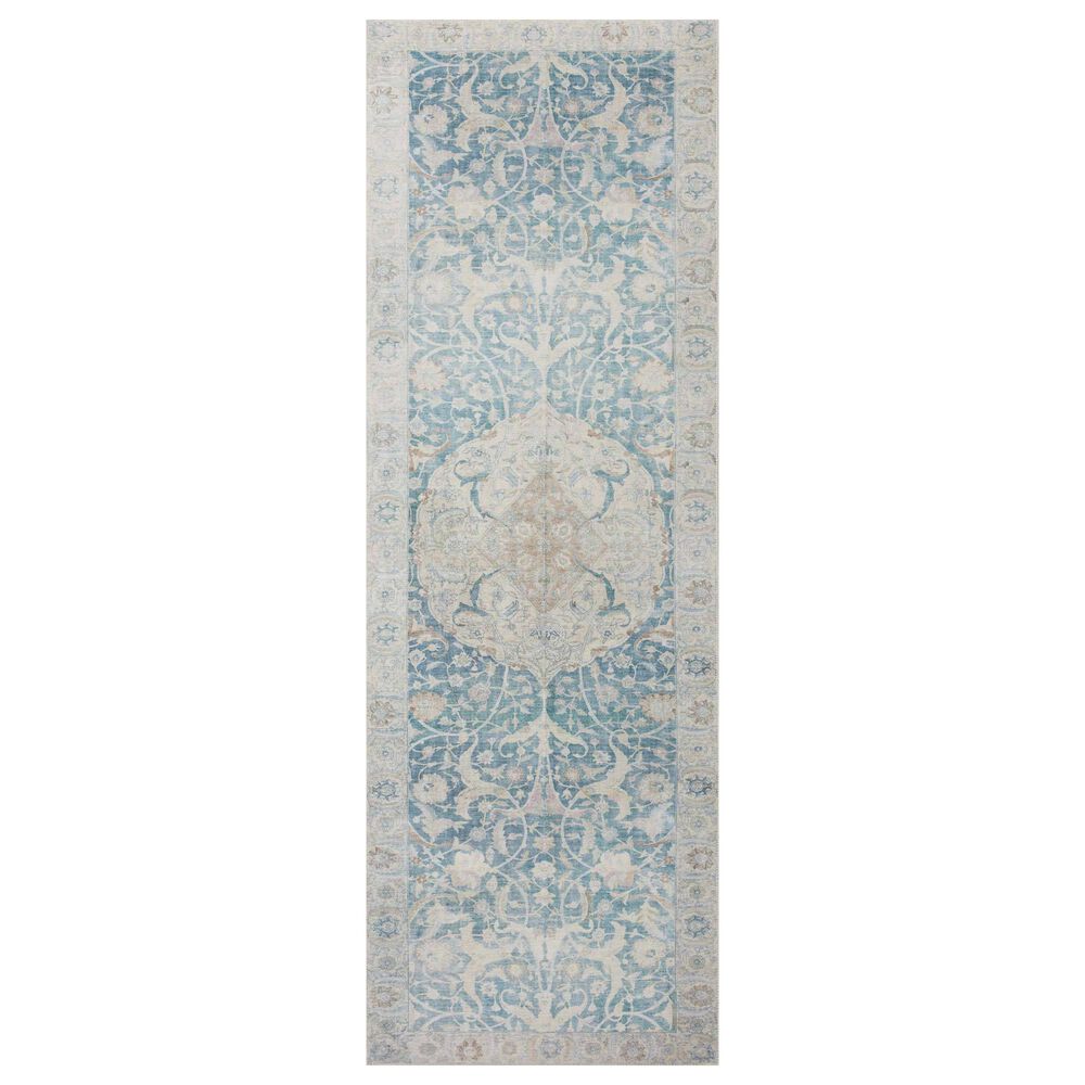 Chris Loves Julia x Loloi Jules 2"6" x 9"6" Antique and Sky Runner, , large