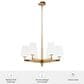 Hunter Nolita 6-Light Chandelier in Alturas Gold, , large