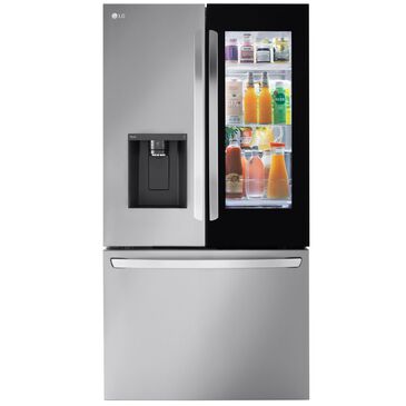 LG 26 Cu. Ft. 3-Door French Door Refrigerator with SmartThinQ in Stainless  Steel with Dual Icemaker