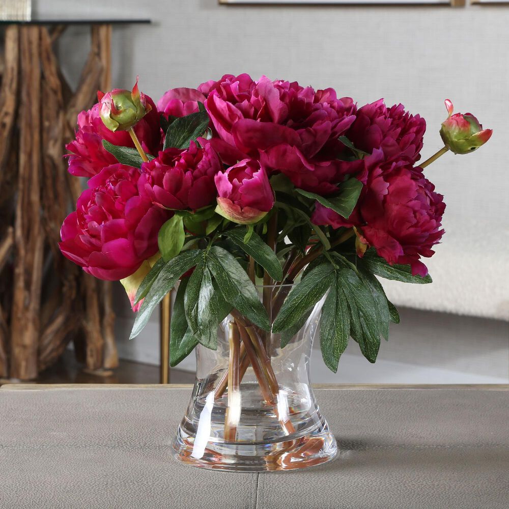 Uttermost Prima Peony Bouquet in Fuchsia, , large