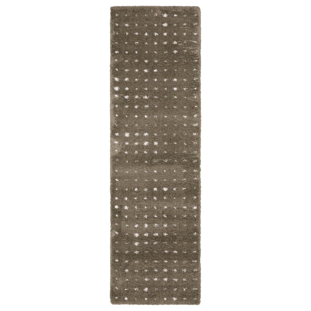 Oriental Weavers Galileo GAL03 Brown and Ivory 2"3" x 7"6" Runner, , large