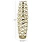 Maple and Jade 32.5" Tall Cutout Geometric Decorative Vase in Satin Gold, , large