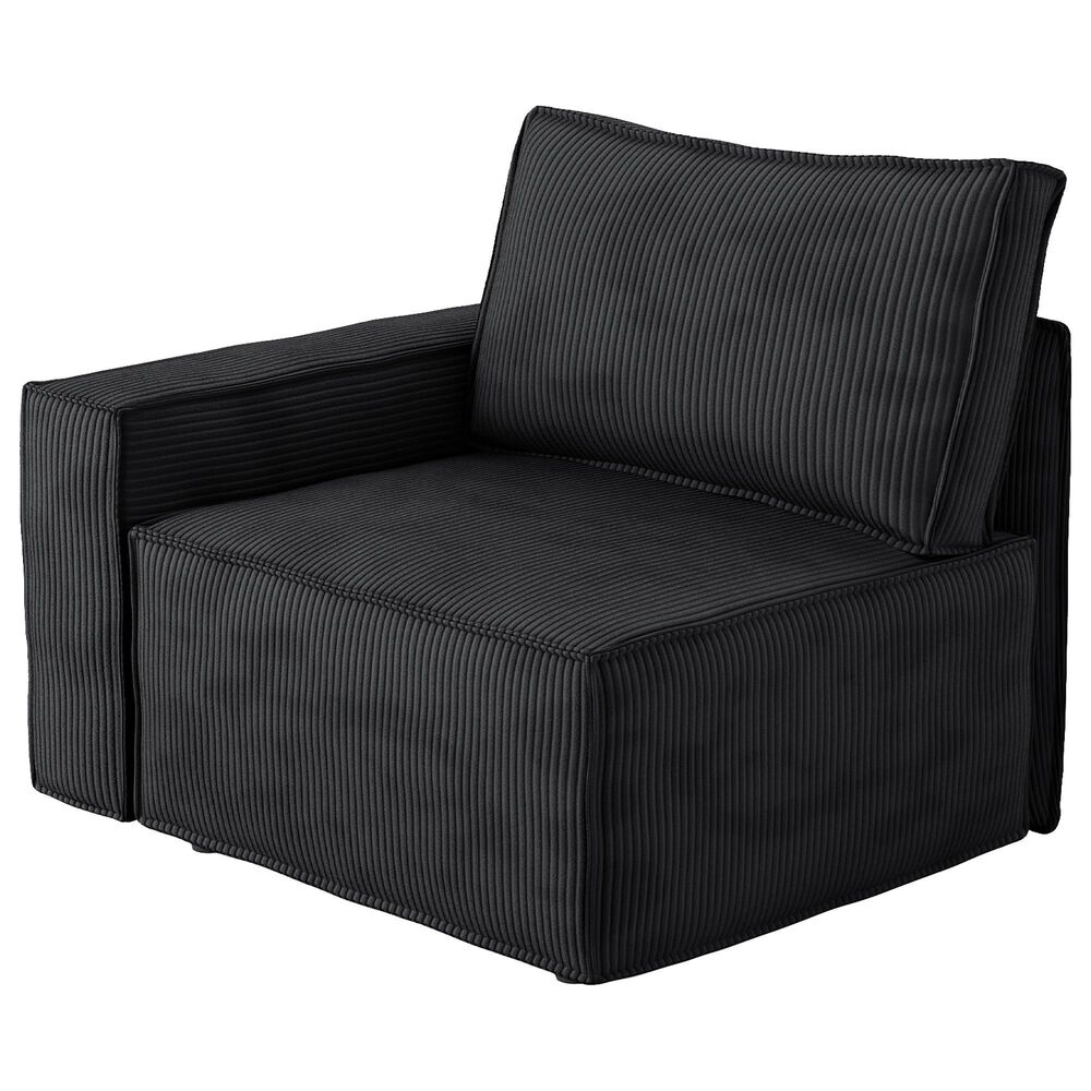 HOMLUX Left Armrest Module in Black, , large