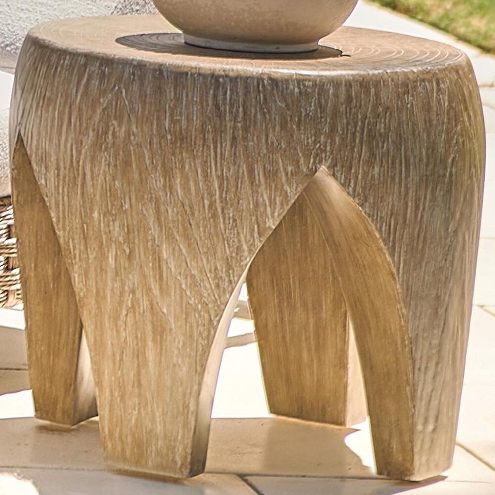 Bernhardt Neptune Outdoor Side Table in Sea Oat, , large