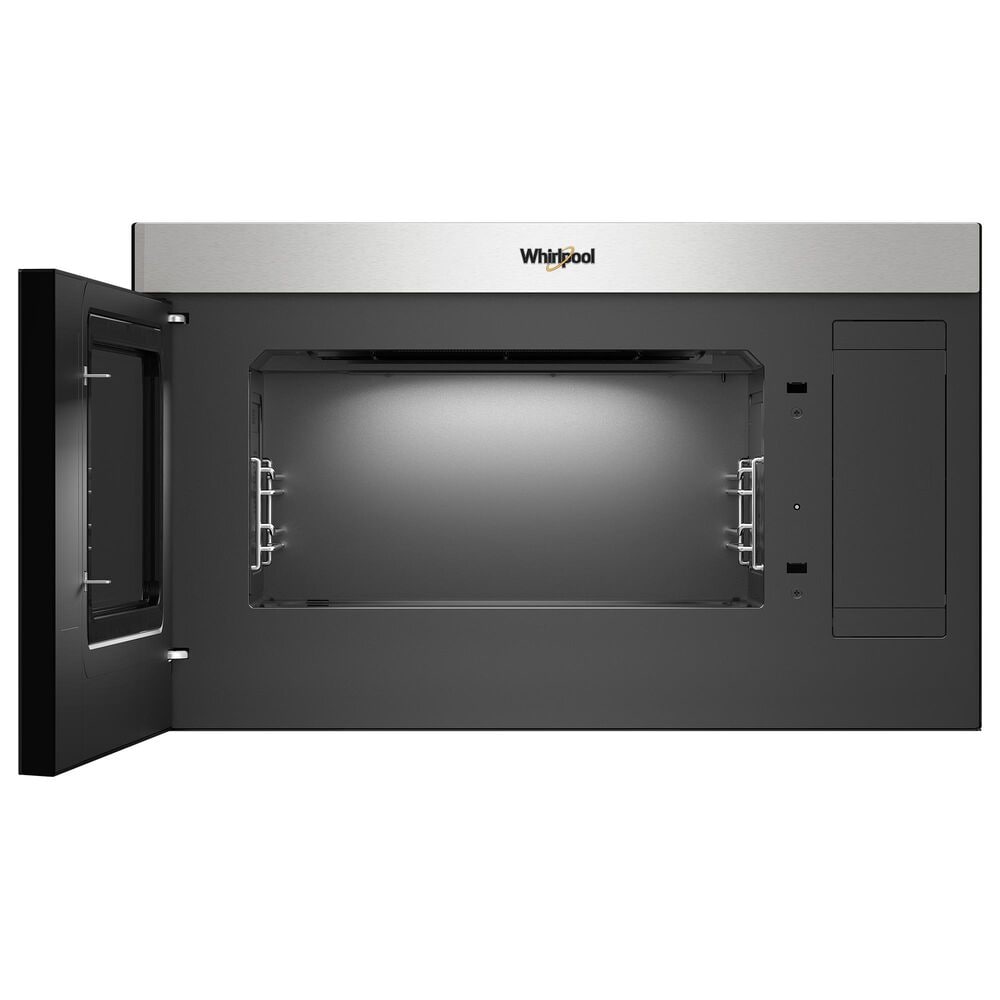 Whirlpool 2-Piece Kitchen Package with 30&quot; Smart Electric Range and Air Fry Over-The-Range Oven in Fingerprint Resistant Stainless Steel, , large