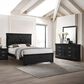 Crown Mark Amalia Dresser Mirror in Black, , large