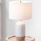 Splendor Living Danvers Table Lamp in Natural and Off-White, , large
