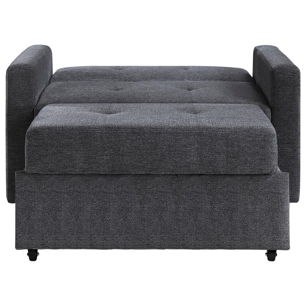 Steve Silver Convertible Sleeper Chair in Gray, , large