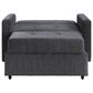Steve Silver Convertible Sleeper Chair in Gray, , large