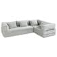 Jaxx Unsofa 2-Piece Modular Right Facing L-Shaped Sectional in Light Grey, , large
