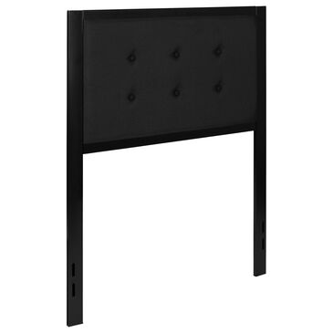 Flash Furniture Bristol Twin Upholstered Headboard in Black, , large