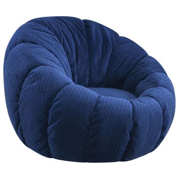 Mayberry Hill Derby Accent Chair in Comet Cobalt Velvet, , large