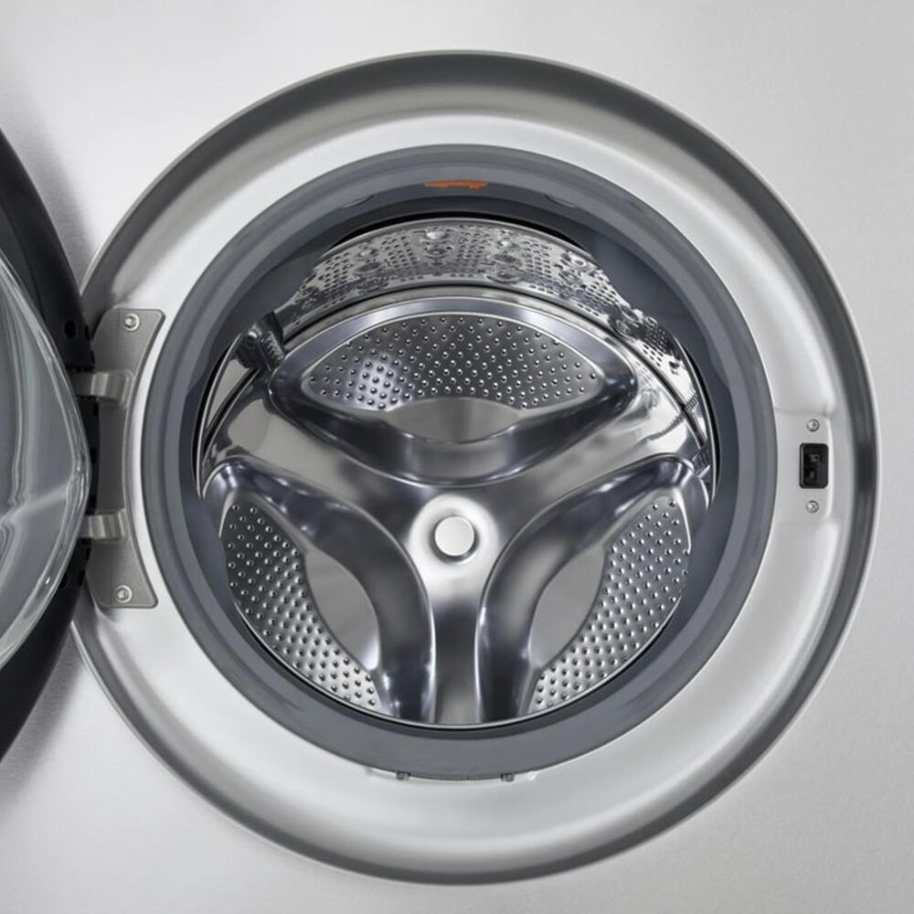 LG 5.8 Cu. Ft. Smart Front Load Washer and 9.0 Cu. Ft. Gas Dryer in Brushed Platinum Steel, , large