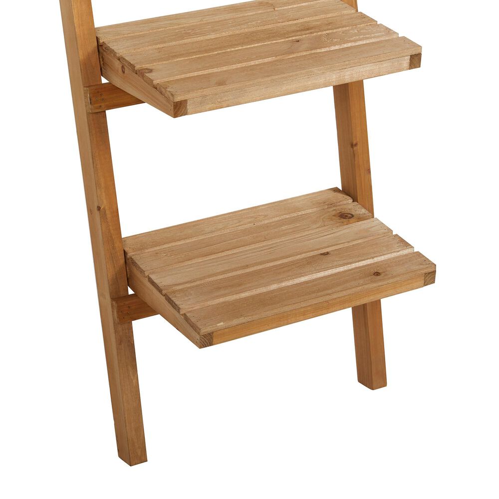 Maple and Jade 18&quot; x 71&quot; Wall Shelf in Natural Brown, , large
