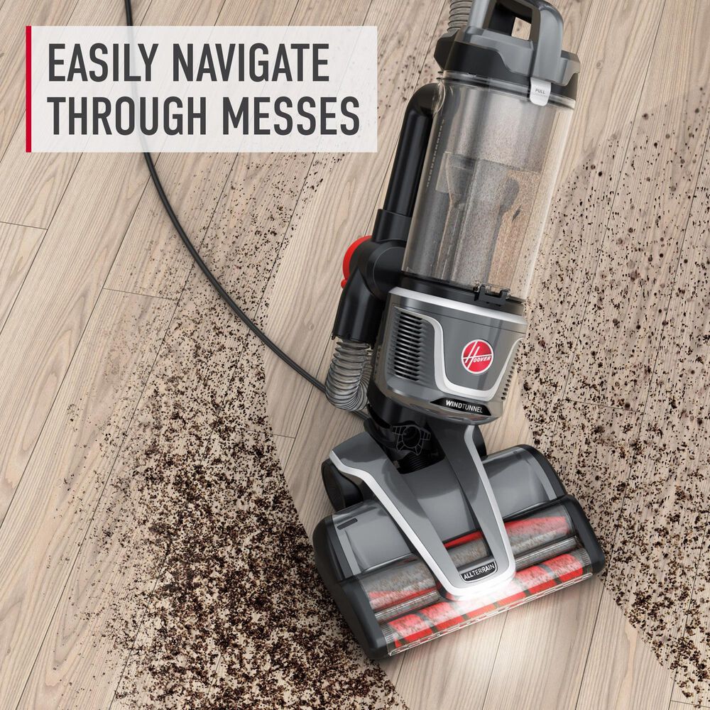 Hoover WindTunnel All-Terrain Dual Brush Roll Upright Vacuum Cleaner in Silver, , large