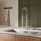 Kohler Tone Semi-Professional Pull-Down Kitchen Sink Faucet in Vibrant Stainless Steel, , large