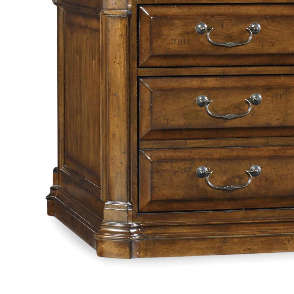 Hooker Furniture Tynecastle Executive Desk in Warm Chestnut, , large