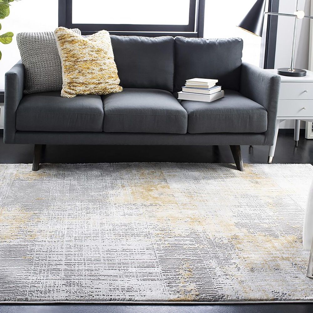 Safavieh Craft 6&#39;7&quot; x 9&#39; Grey and Beige Area Rug, , large