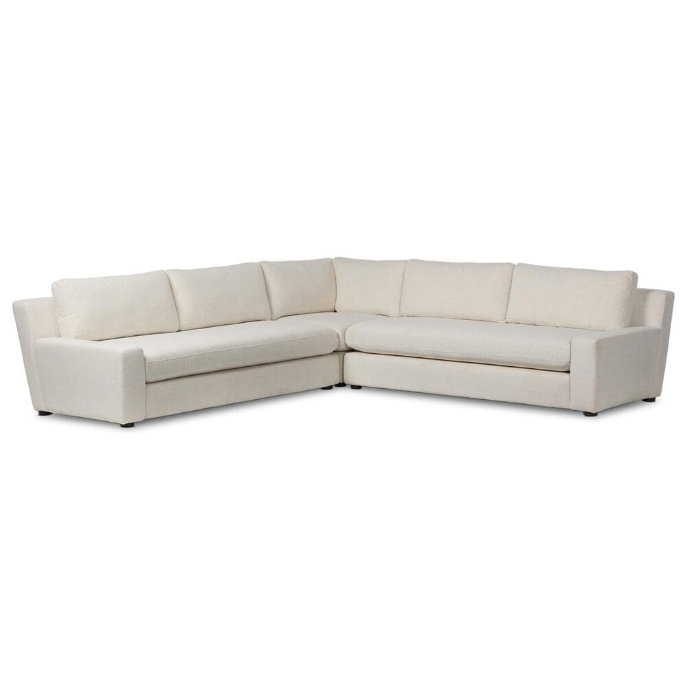 Four Hands Yelena 3PC Sectional-Crypton Nomad Snow, , large