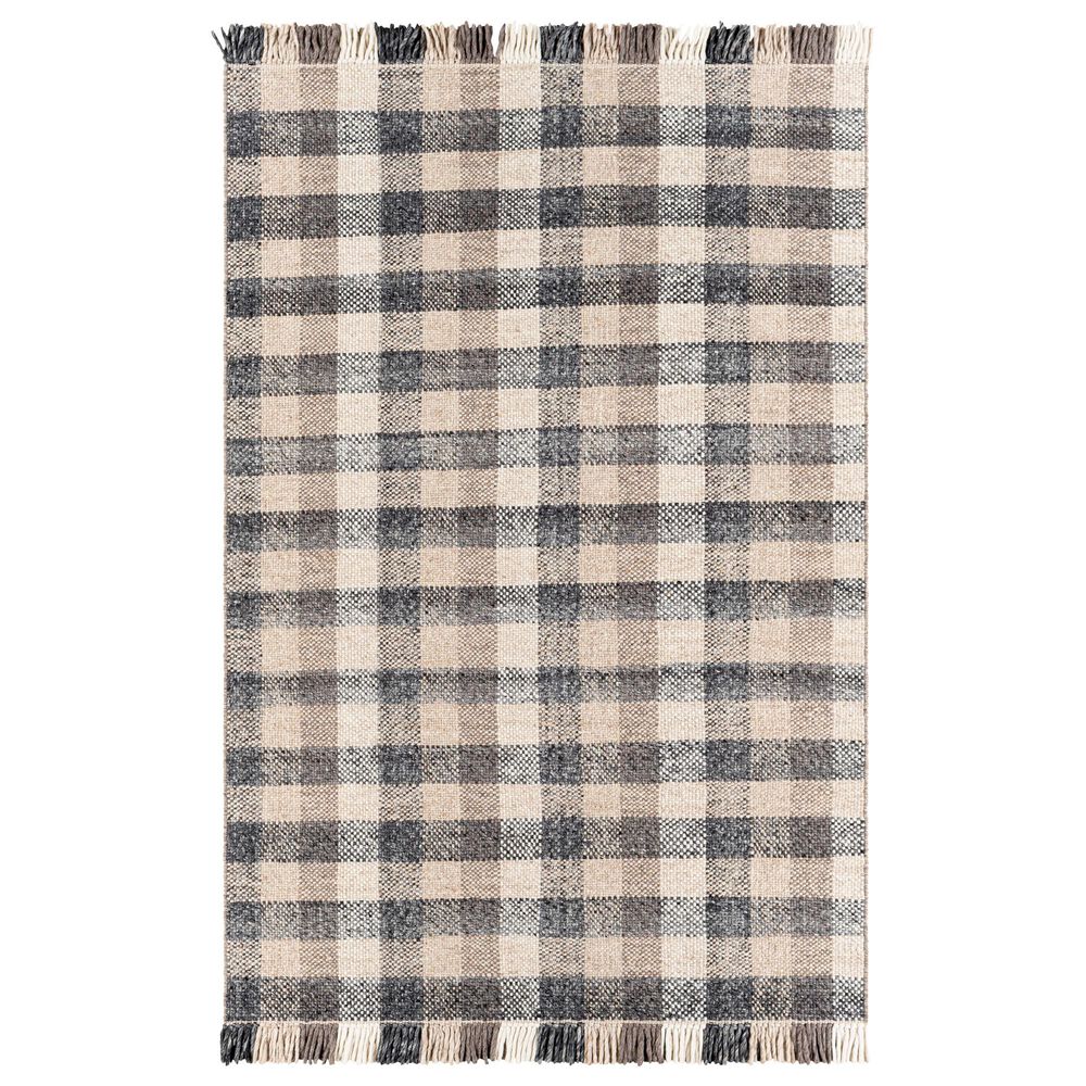 Surya Reliance RLI-2308 8" x 10" Black, Tan and Ivory Area Rug, , large