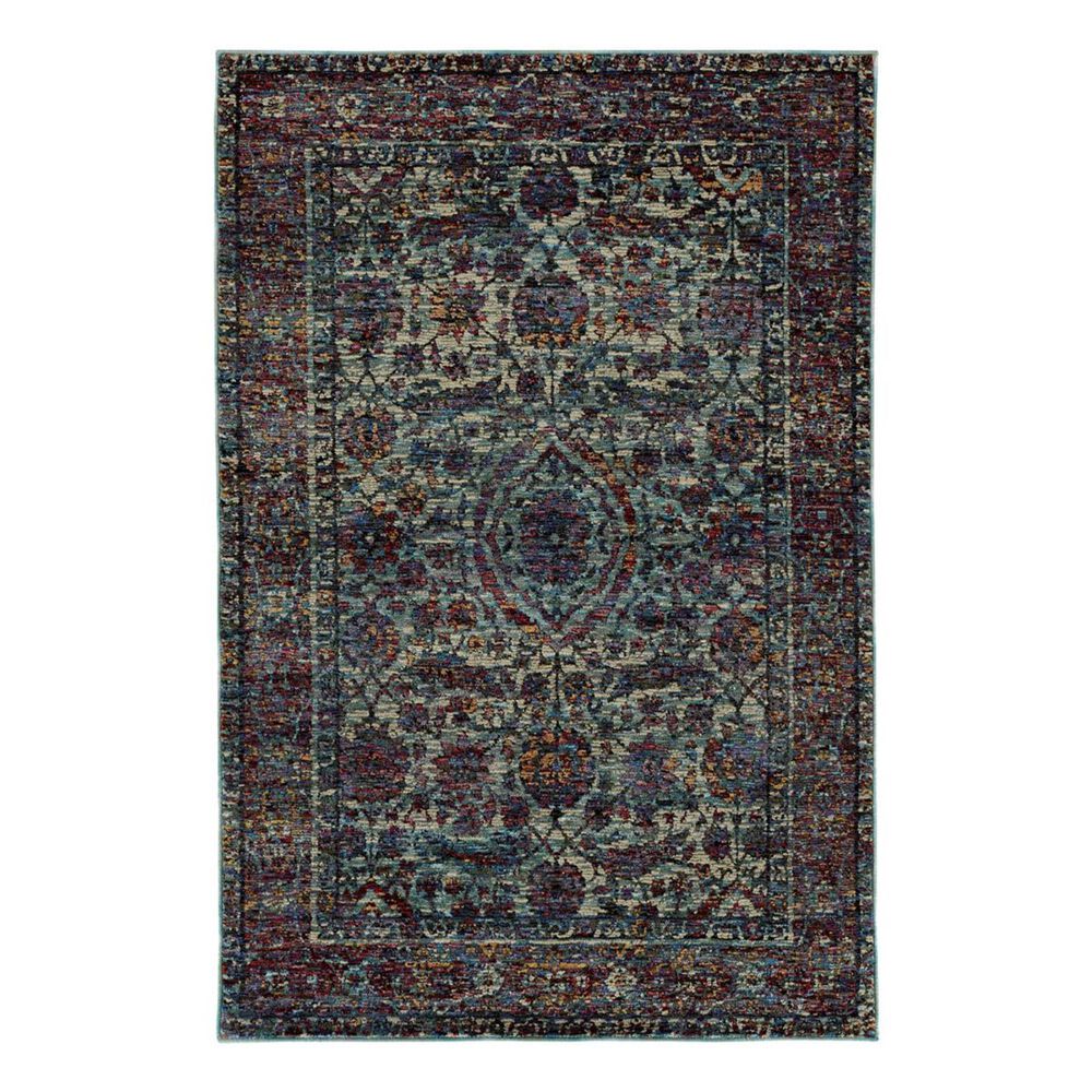 Oriental Weavers Andorra 6846B 2"3" x 8" Blue Runner, , large