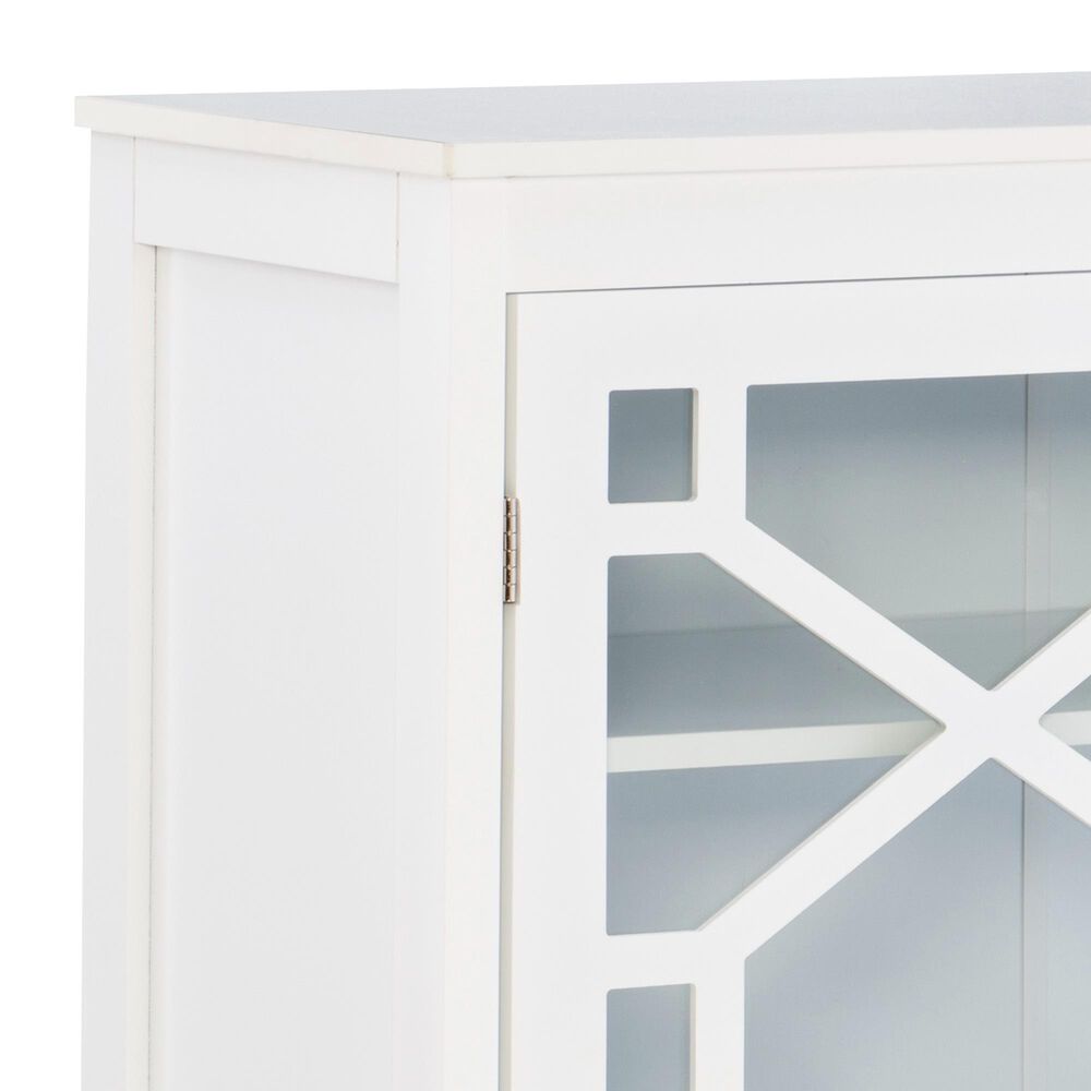 Linon Home Decor Fetti Large Cabinet in White, , large