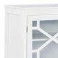 Linon Home Decor Fetti Large Cabinet in White, , large