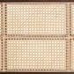 Baxton Studio Lainer Queen Panel Headboard in Dark Brown and Natural Brown, , large
