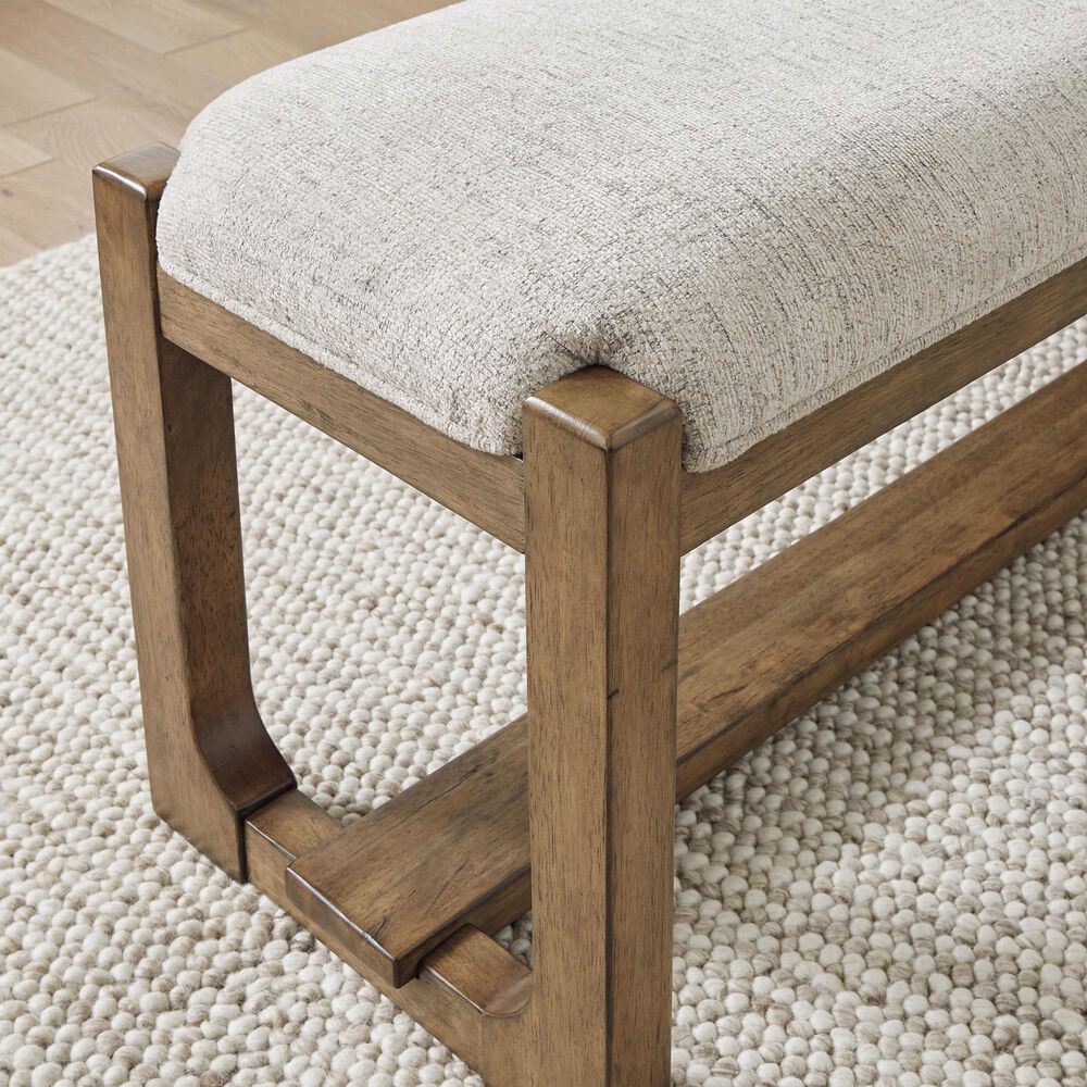 Millenium Cabalynn Upholstered Bench in Light Brown, , large